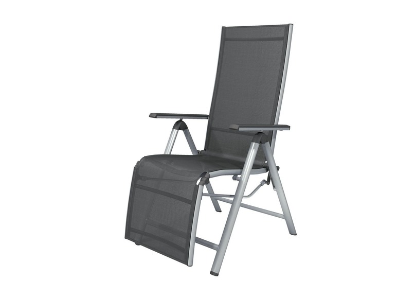 Ga naar volledige schermweergave: florabest Aluminium relaxstoel, inklapbaar - afbeelding 1