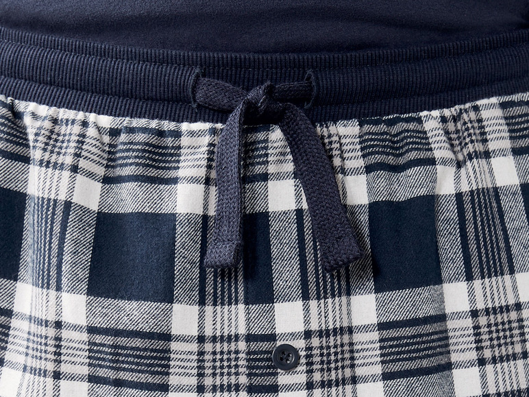 Ga naar volledige schermweergave: LIVERGY® Comfortabele pyjama met zachte flanellen broek - afbeelding 11
