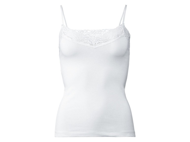 Aller en mode plein écran ESMARA® Lingerie Set de 3 tops à fines bretelles en un mélange de coton bio - Photo 3