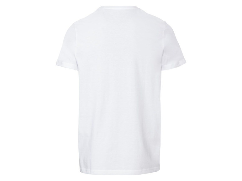 Ga naar volledige schermweergave: LIVERGY® T-shirt voor heren, katoen, polyester en viscose - afbeelding 4