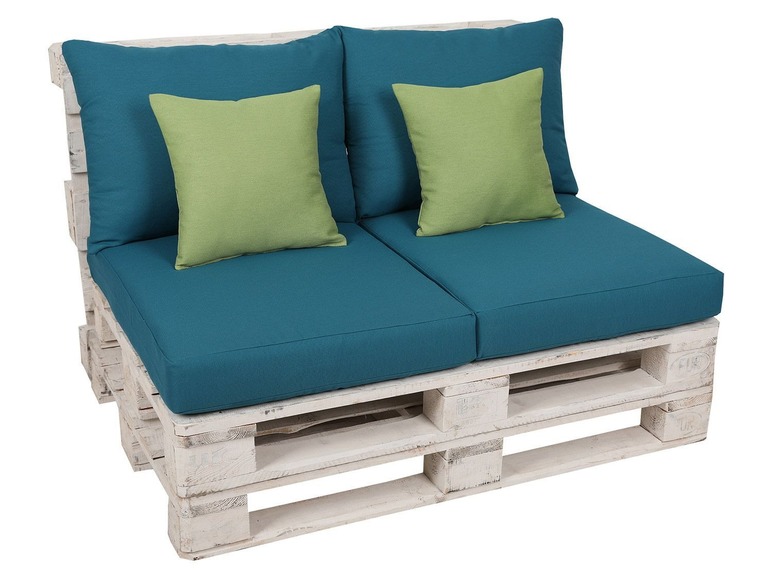 Ga naar volledige schermweergave: GO-DE Textil Tuinkussenset voor pallets, 80 x 60 x 12 cm, inclusief 2 sierkussens - afbeelding 13