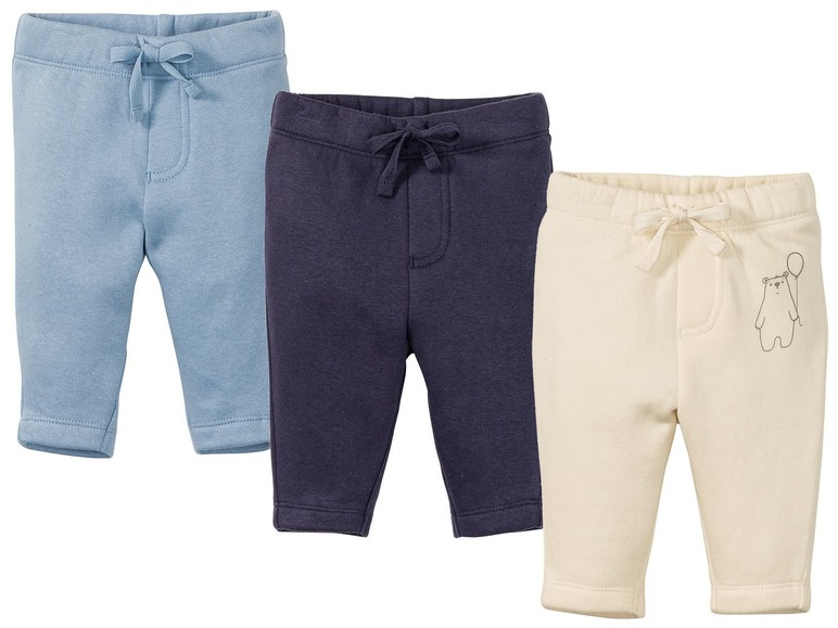 Aller en mode plein écran lupilu® Set de 3 pantalons bébé - Photo 1