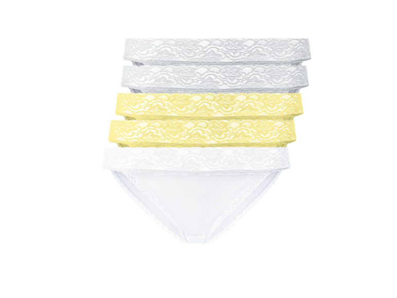 Aller en mode plein écran ESMARA® Lingerie Minislips pour femmes, set de 5, dentelle - Photo 5