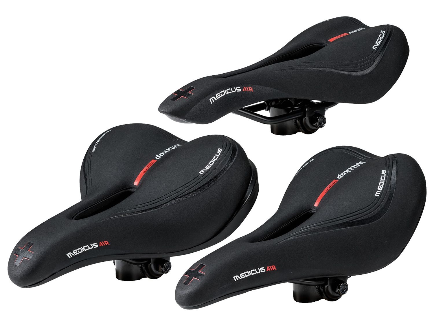 Wittkop Fietszadel, met traagschuim, stalen zadelframe