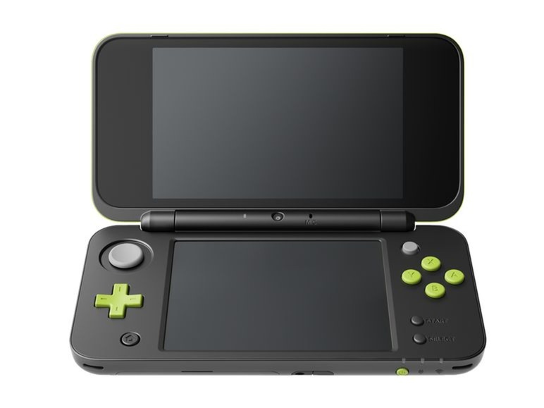 Ga naar volledige schermweergave: Nintendo 2DS XL zwart/appelgroen - afbeelding 2