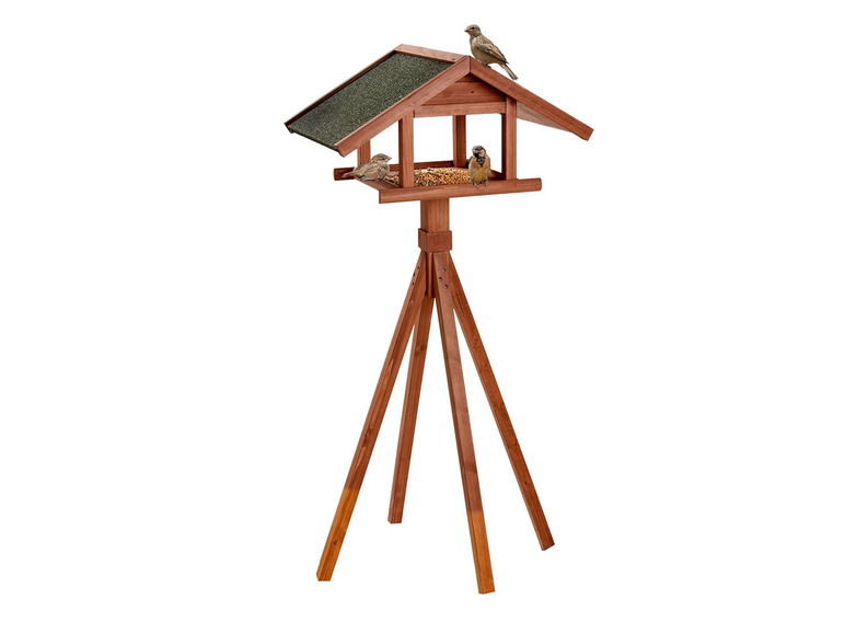Ga naar volledige schermweergave: Karlie Voederhuisje voor vogels, weerbestendig hout - afbeelding 3