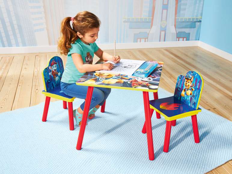 Ga naar volledige schermweergave: Kindertafel met 2 stoelen Paw Patrol - afbeelding 2