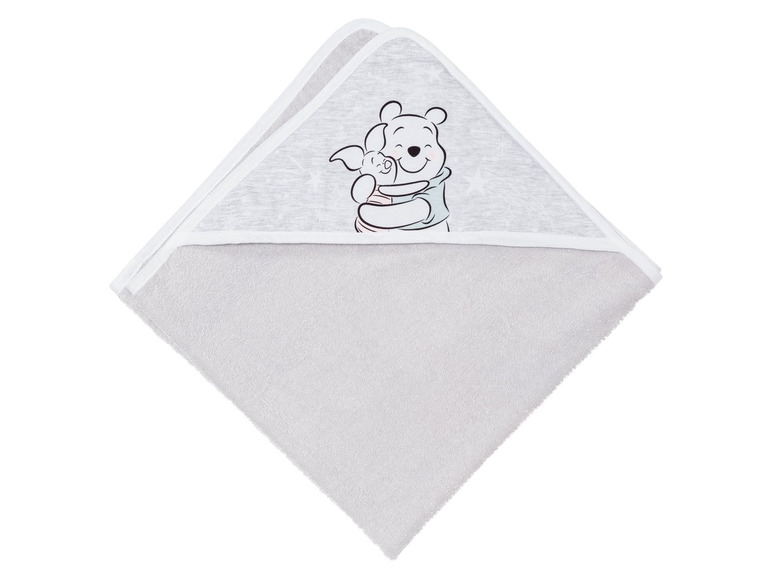 Ga naar volledige schermweergave: Handdoek voor baby's, 75 x 75 cm, met capuchon - afbeelding 3