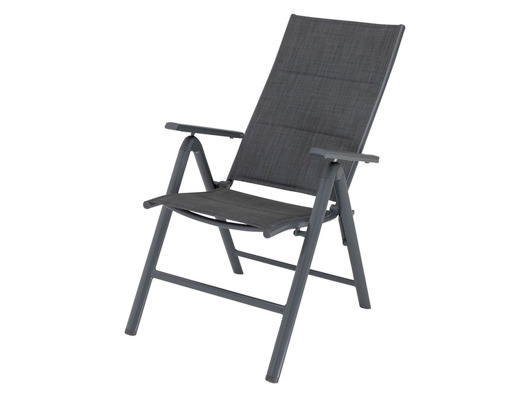 Aller en mode plein écran florabest Set de 2 chaises de jardin en aluminium, pliable - Photo 3