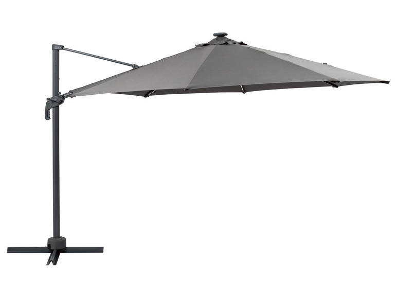 Ga naar volledige schermweergave: florabest Zwevende parasol met ledverlichting, Ø 300 cm - afbeelding 1