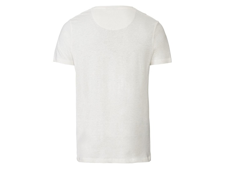 Aller en mode plein écran LIVERGY® T-shirt pour hommes, lin et coton - Photo 3