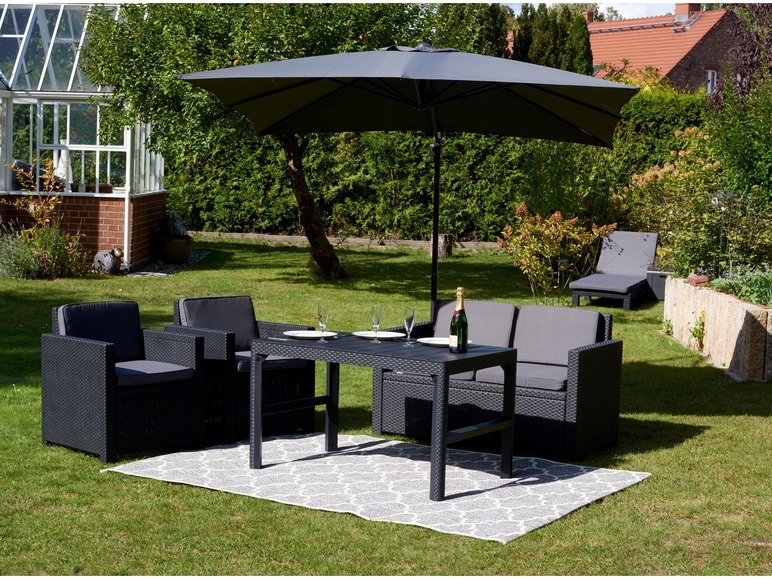 Aller en mode plein écran Keter Set de meubles de jardin en osier, 4 pièces - Photo 3