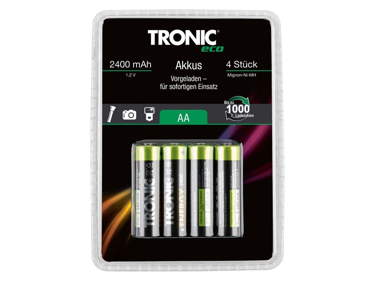Ga naar volledige schermweergave: TRONIC Oplaadbare batterijen - afbeelding 2