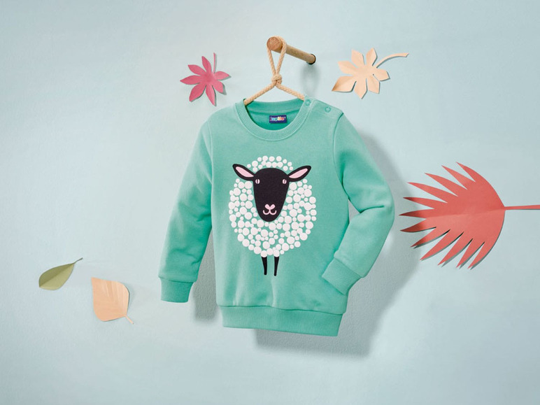 Ga naar volledige schermweergave: lupilu® Sweater met dierenprint van een katoenmix - afbeelding 21