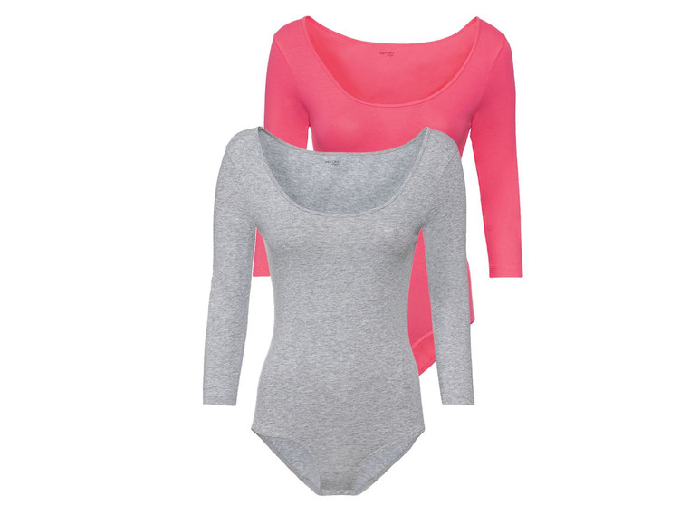 Aller en mode plein écran esmara® Bodies pour femmes, set de 2, coton et élasthanne - Photo 7