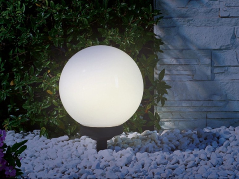 Aller en mode plein écran LIVARNO LUX Lampe solaire à LED sur pied, Ø 25 cm, hauteur 44/62 cm, durée d'éclairage 6-8 h - Photo 3