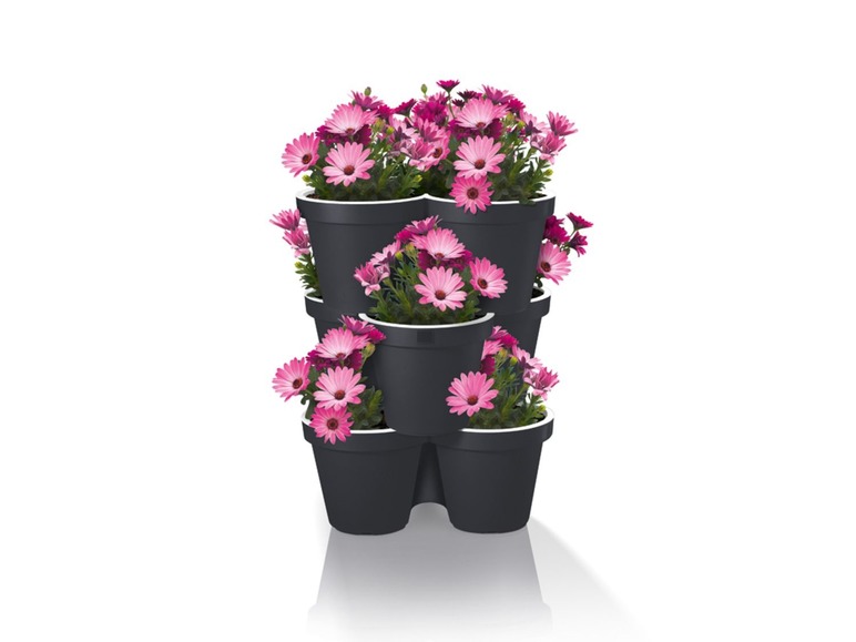 Aller en mode plein écran PARKSIDE® Set de 3 pots de fleurs, empilable - Photo 4