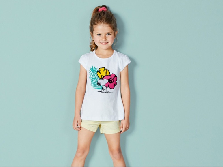 Ga naar volledige schermweergave: T-shirt voor meisjes, puur katoen - afbeelding 3
