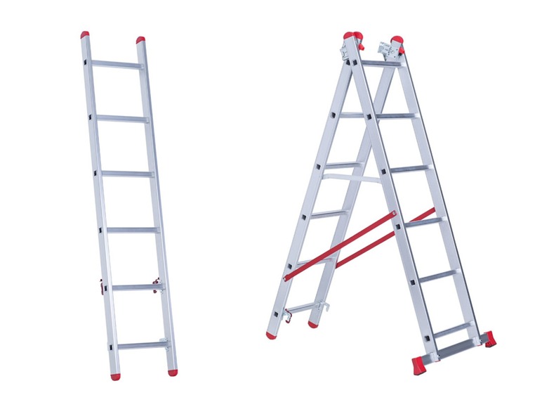 Ga naar volledige schermweergave: POWERFIX Multifunctionele ladder - afbeelding 1
