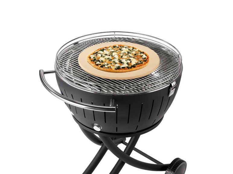 Ga naar volledige schermweergave: Pizzasteen, voor oven en barbecue, cordieriet baksteen, vochtabsorberend - afbeelding 4