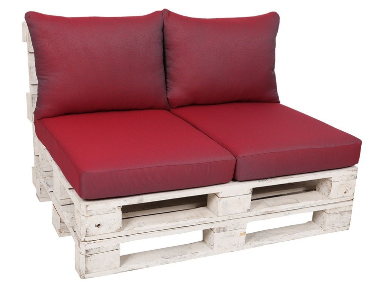 Aller en mode plein écran GO-DE Textil Set de coussins de jardin pour palettes - Photo 10