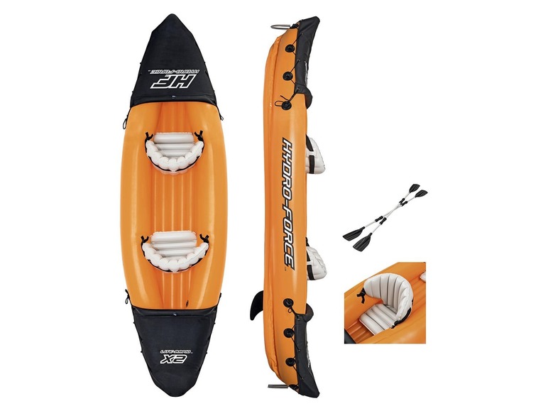 Aller en mode plein écran Bestway Kayak gonflable »Lite-Rapid X2«, jusqu’à 160 kg, pour 2 personnes - Photo 9