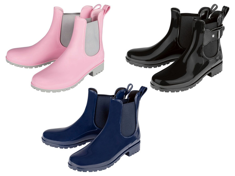 Aller en mode plein écran esmara® Bottines de pluie pour femmes, PVC et polyester - Photo 1