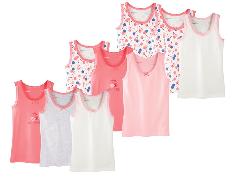 Aller en mode plein écran lupilu® Set de 3 tops pour filles - Photo 1