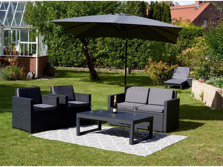 Aller en mode plein écran Keter Set de meubles de jardin en osier, 4 pièces - Photo 18