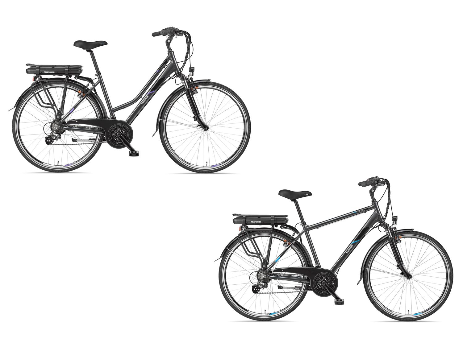 TELEFUNKEN E-bike Trekking Expeditie XT480 / XT481, 28 inch