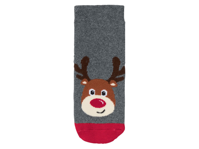 Aller en mode plein écran lupilu® Set de 2 paires de chaussettes de Noël en un mélange de coton - Photo 8