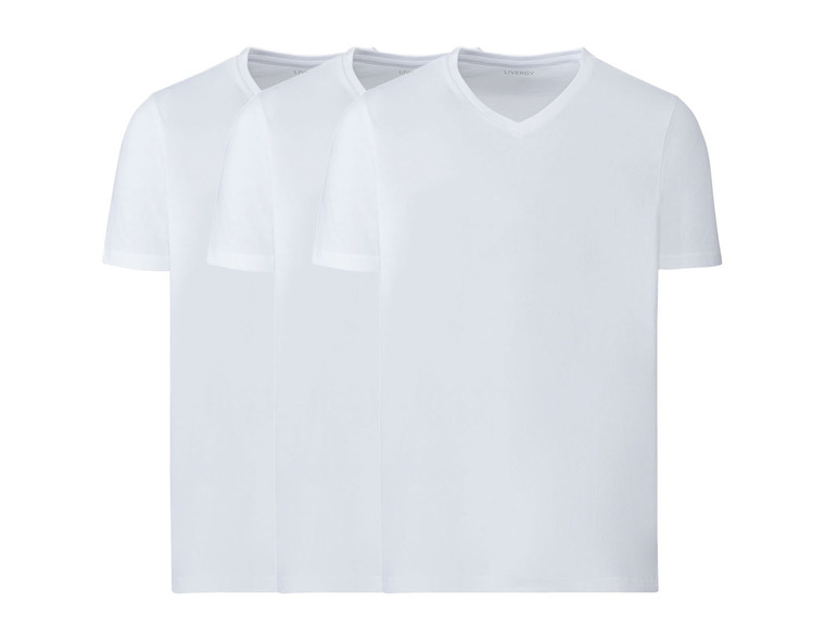 Ga naar volledige schermweergave: LIVERGY® Set van 3 katoenen T-shirts - afbeelding 5