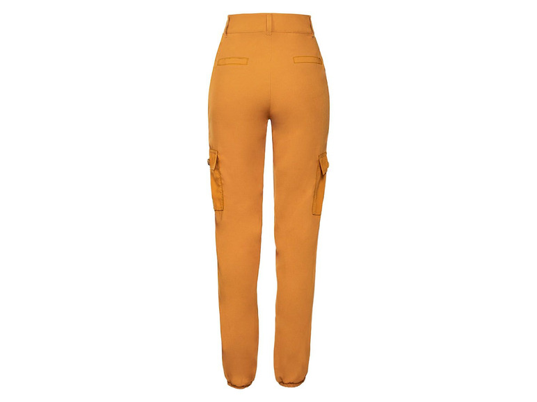 Aller en mode plein écran Pantalon ou jupe-culotte pour femmes, aspect lin, polyester - Photo 4