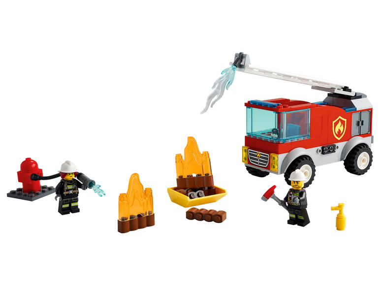 Ga naar volledige schermweergave: LEGO® City Ladderwagen (60280) - afbeelding 4
