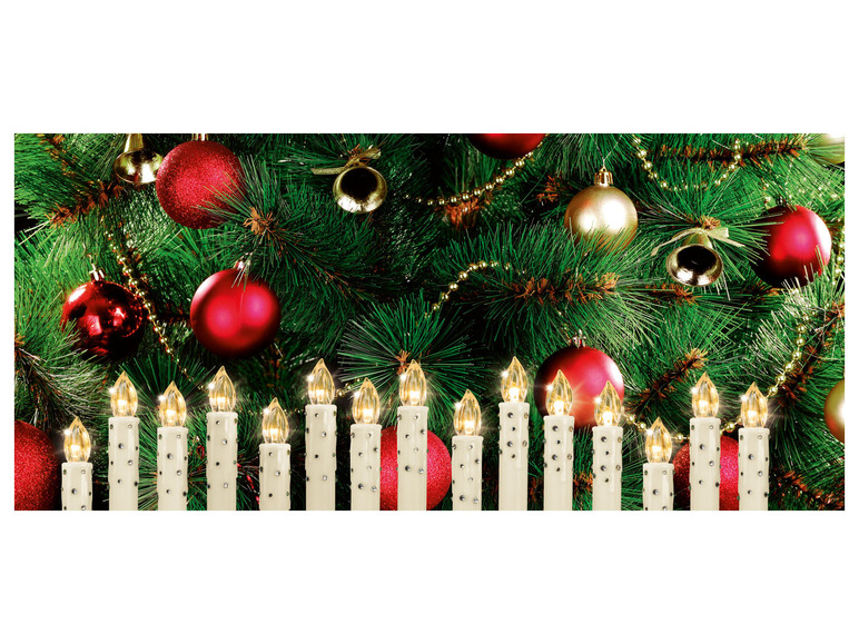Aller en mode plein écran LIVARNO home Bougies à LED pour sapin de Noël - Photo 3