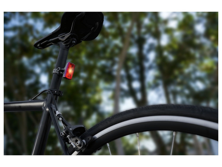 Aller en mode plein écran CRIVIT Éclairage à LED pour vélo, feu avant et arrière - Photo 7