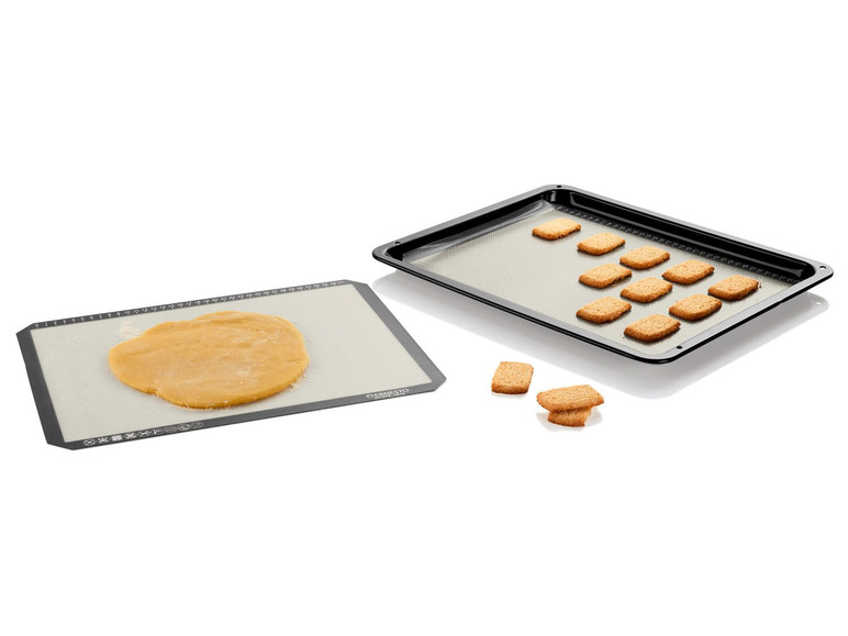 Aller en mode plein écran ERNESTO® Tapis de cuisson, set de 2, en silicone résistant à la chaleur - Photo 2