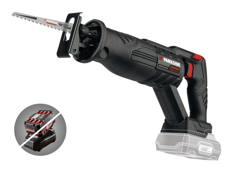Ga naar volledige schermweergave: PARKSIDE PERFORMANCE® Accureciprozaag »PSSAP 20-Li C3«, 20 V - afbeelding 1