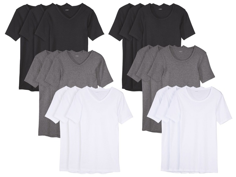 Aller en mode plein écran LIVERGY® Set de 3 T-shirts pour hommes - Photo 1