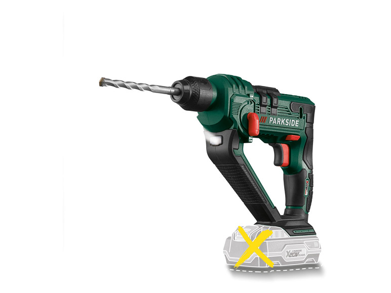 Aller en mode plein écran PARKSIDE® Marteau perforateur sans fil avec SDS-plus » PABH 20-Li B2 «, 20 V - Photo 9