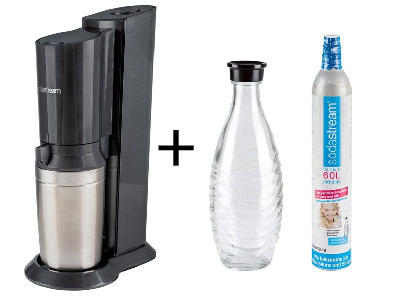 Ga naar volledige schermweergave: SodaStream Crystal, 1 herbruikbare fles, 1 koolzuurcilinder - afbeelding 2
