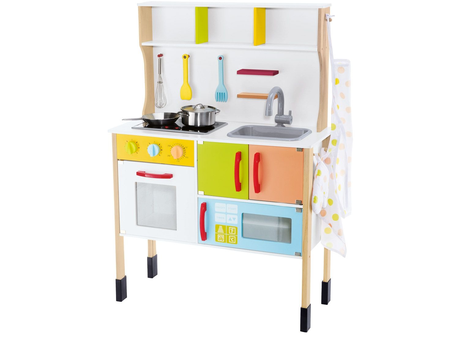 Blanco royalty Veraangenamen Playtive JUNIOR Houten speelgoedkeuken | Lidl.be