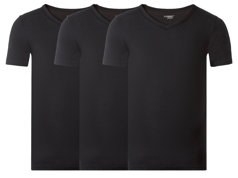 Ga naar volledige schermweergave: LIVERGY® Set van 3 katoenen onderhemden - afbeelding 2
