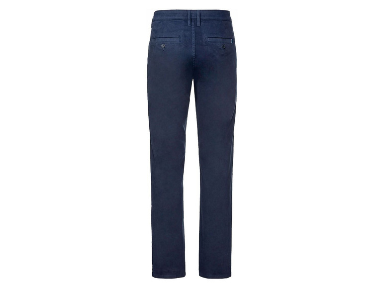 Ga naar volledige schermweergave: LIVERGY® Slim fit herenchino van een biokatoenmix - afbeelding 4