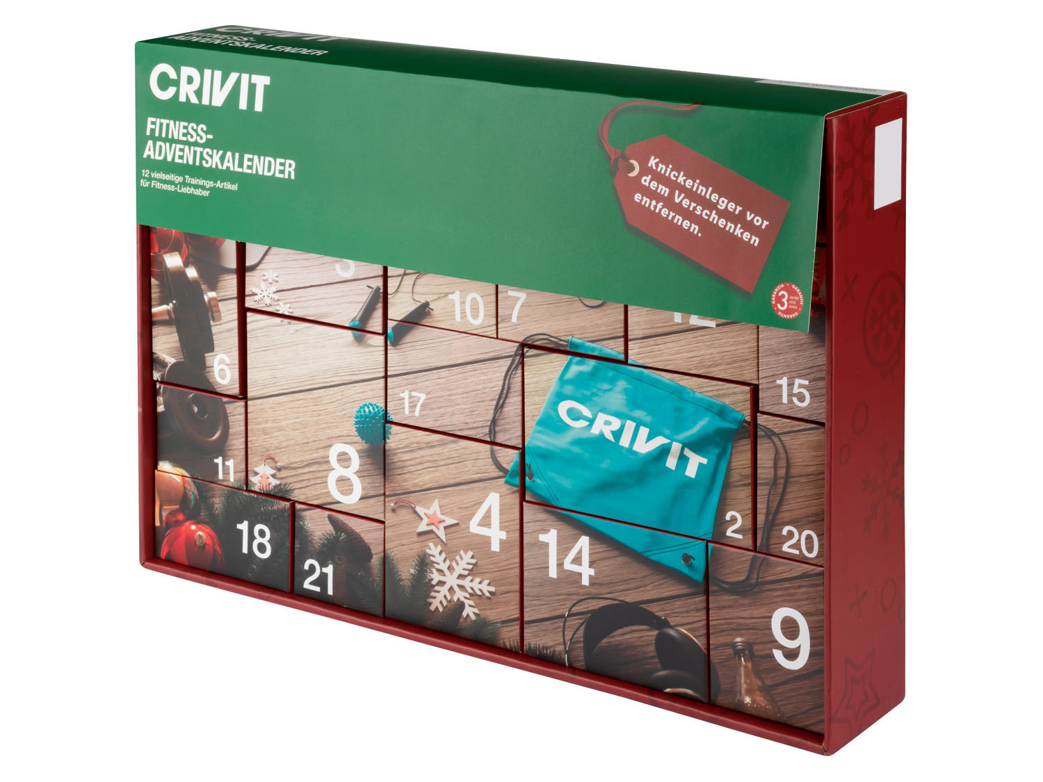 Plaatsen Veroveraar Aanvankelijk CRIVIT Adventskalender fitness online kopen op Lidl.be