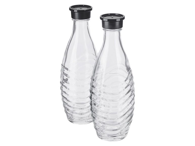 Ga naar volledige schermweergave: SodaStream Herbruikbare glazen flessen, 2 x 0,6 L - afbeelding 1