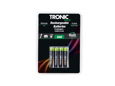 Ontmoedigd zijn Vergelijken mouw TRONIC® Herlaadbare batterijen