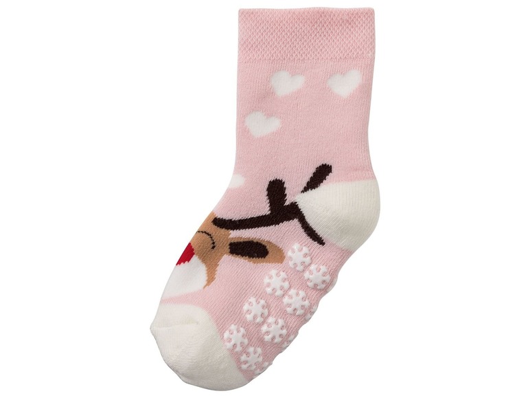 Aller en mode plein écran lupilu® 2 paires de chaussettes de Noël pour filles - Photo 12