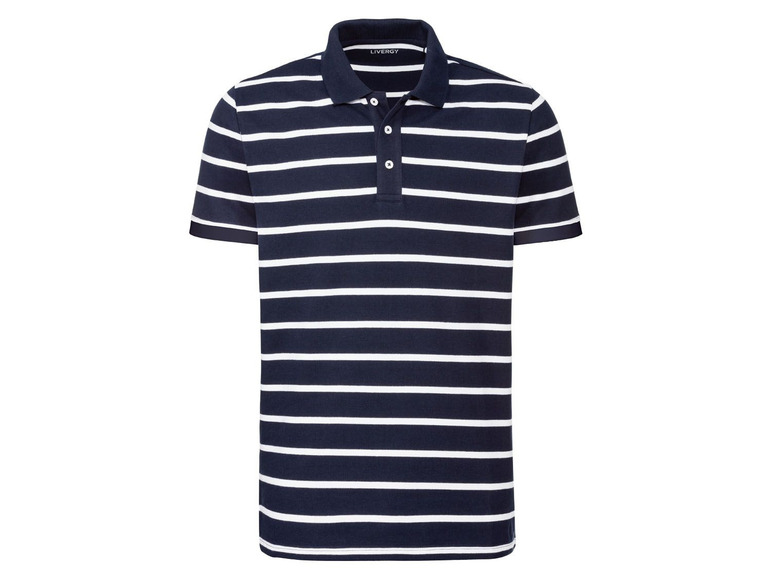 Ga naar volledige schermweergave: LIVERGY® Slim fit polo van puur biokatoen - afbeelding 2