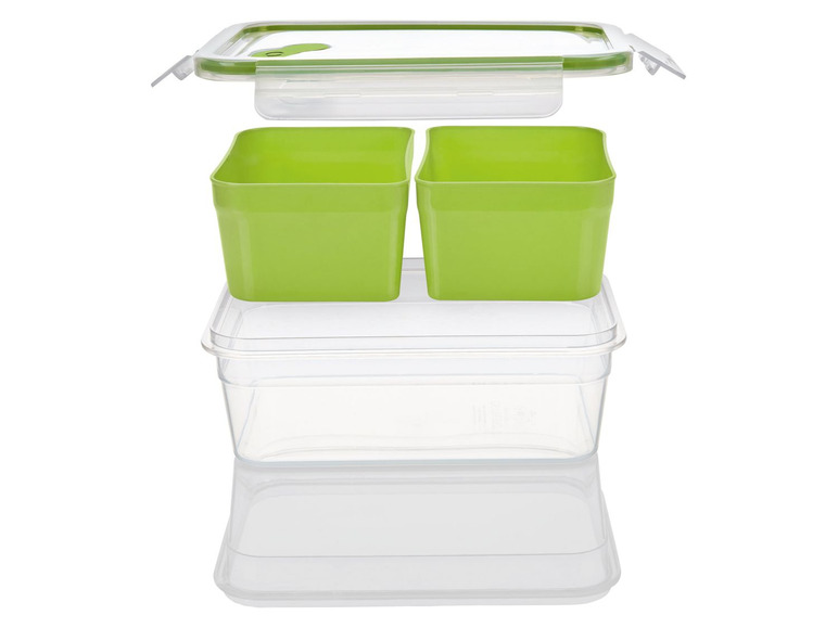 Ga naar volledige schermweergave: ERNESTO® Lunchbox, siliconen afdichting, kliksluiting - afbeelding 2